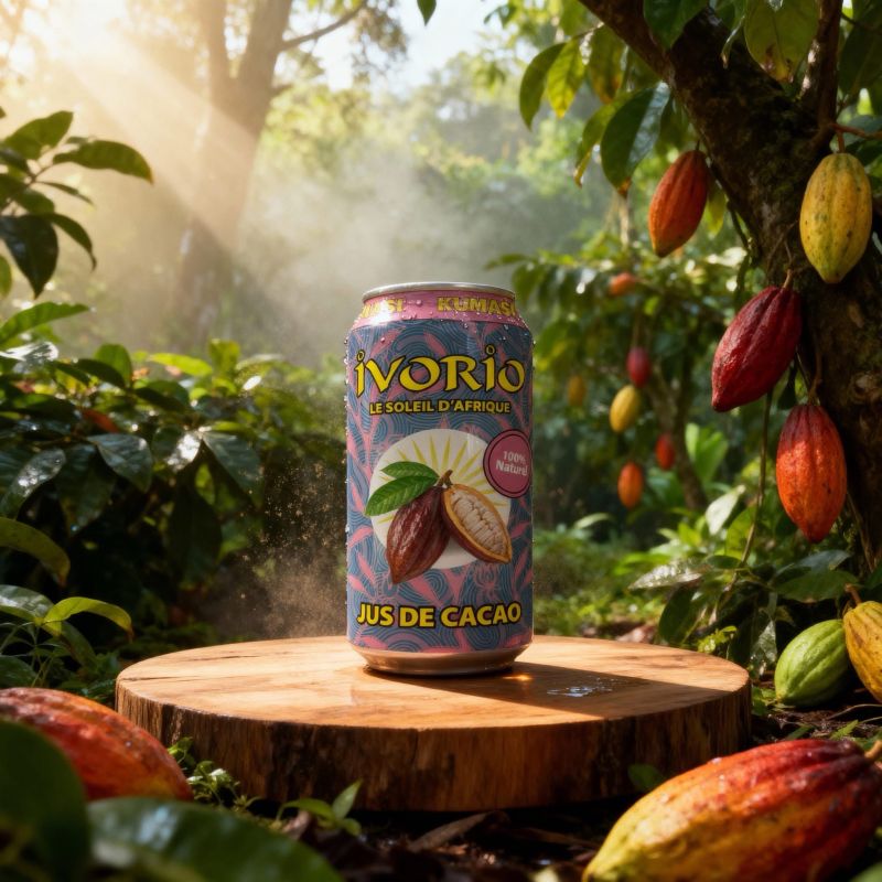 Jus de cacao ATOU IVORIO x Kumasi Drinks