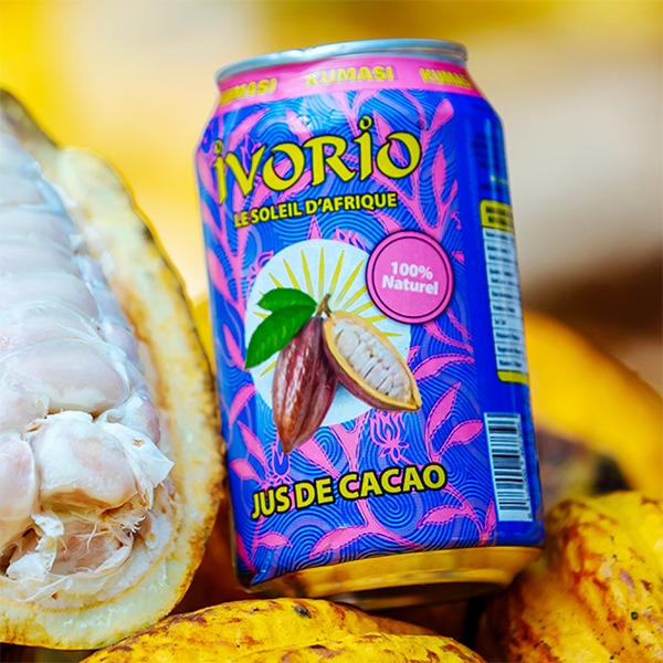 Jus de cacao IVORIO – pulpe de cacao de Côte d'Ivoire