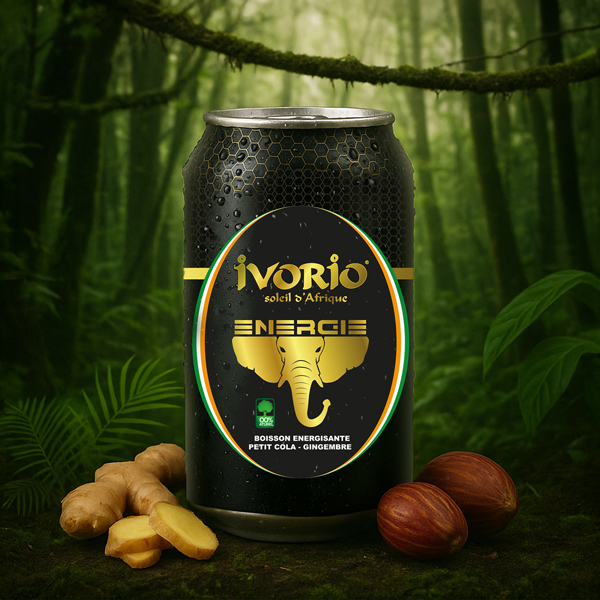 Jus Énergie petit cola gingembre IVORIO